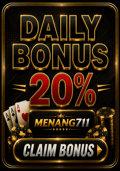 DAILY BONUS 20%